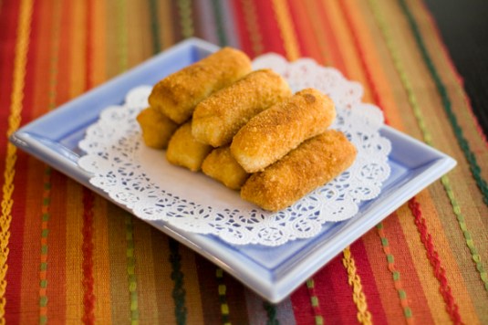 smoked cheese croquettes